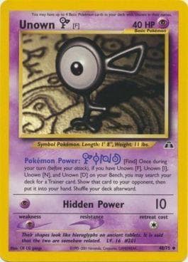 Unown F (48/75) — Neo Discovery