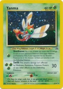 Carta Yanma (17/75) do set Neo Discovery — Pokémon TCG | Bynx