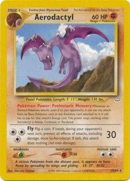Carta Aerodactyl (15/64) do set Neo Revelation — Pokémon TCG | Bynx