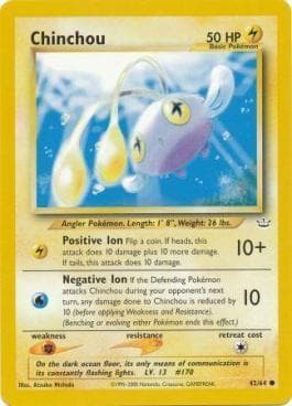 Carta Chinchou (42/64) do set Neo Revelation — Pokémon TCG | Bynx