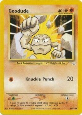 Geodude (44/64) — Neo Revelation