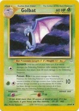 Golbat (29/64) — Neo Revelation