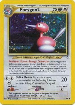 Carta Porygon2 (12/64) do set Neo Revelation — Pokémon TCG | Bynx