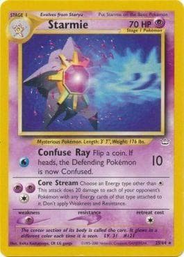 Carta Starmie (25/64) do set Neo Revelation — Pokémon TCG | Bynx