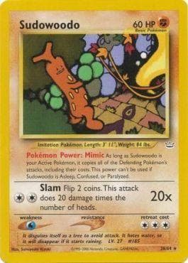 Carta Sudowoodo (26/64) do set Neo Revelation — Pokémon TCG | Bynx