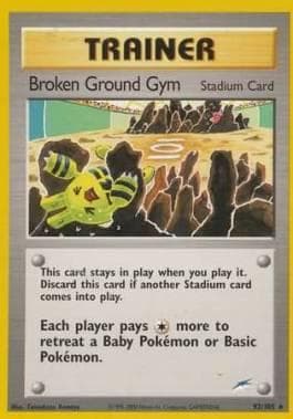 Carta Broken Ground Gym (92/105) do set Neo Destiny — Pokémon TCG | Bynx
