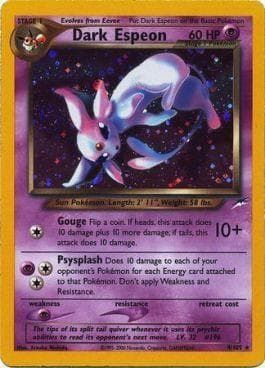 Carta Dark Espeon (4/105) do set Neo Destiny — Pokémon TCG | Bynx