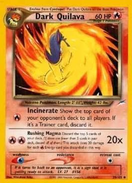 Carta Dark Quilava (39/105) do set Neo Destiny — Pokémon TCG | Bynx