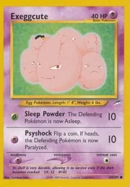 Exeggcute (64/105) — Neo Destiny