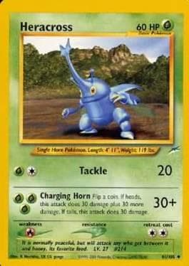 Carta Heracross (41/105) do set Neo Destiny — Pokémon TCG | Bynx