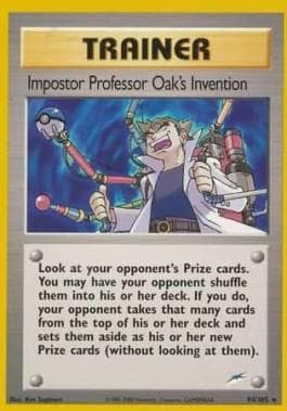 Carta Impostor Professor Oak's Invention (94/105) do set Neo Destiny — Pokémon TCG | Bynx