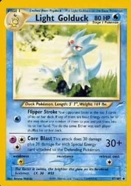 Carta Light Golduck (47/105) do set Neo Destiny — Pokémon TCG | Bynx