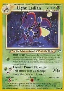 Carta Light Ledian (24/105) do set Neo Destiny — Pokémon TCG | Bynx