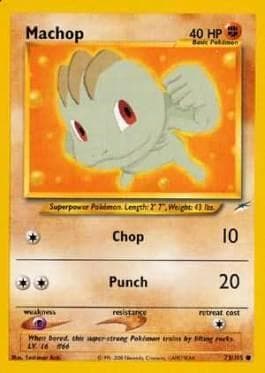 Carta Machop (73/105) do set Neo Destiny — Pokémon TCG | Bynx