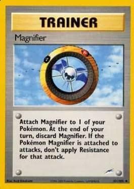 Carta Magnifier (101/105) do set Neo Destiny — Pokémon TCG | Bynx