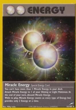 Carta Miracle Energy (16/105) do set Neo Destiny — Pokémon TCG | Bynx