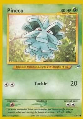 Carta Pineco (77/105) do set Neo Destiny — Pokémon TCG | Bynx