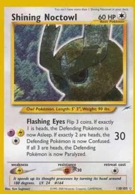 Carta Shining Noctowl (110/105) do set Neo Destiny — Pokémon TCG | Bynx