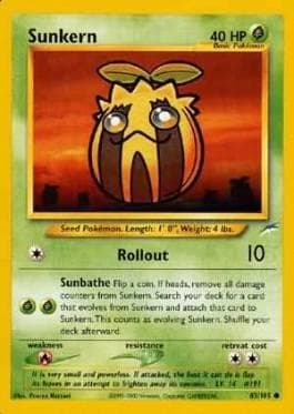 Carta Sunkern (83/105) do set Neo Destiny — Pokémon TCG | Bynx