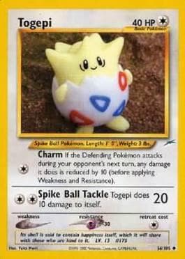 Carta Togepi (56/105) do set Neo Destiny — Pokémon TCG | Bynx