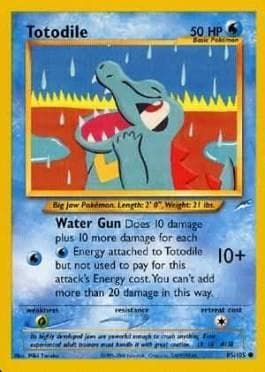 Carta Totodile (85/105) do set Neo Destiny — Pokémon TCG | Bynx