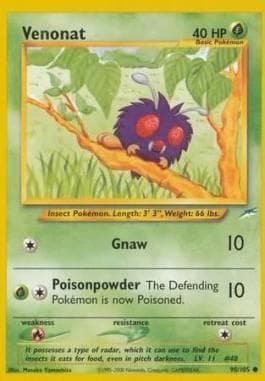 Carta Venonat (90/105) do set Neo Destiny — Pokémon TCG | Bynx