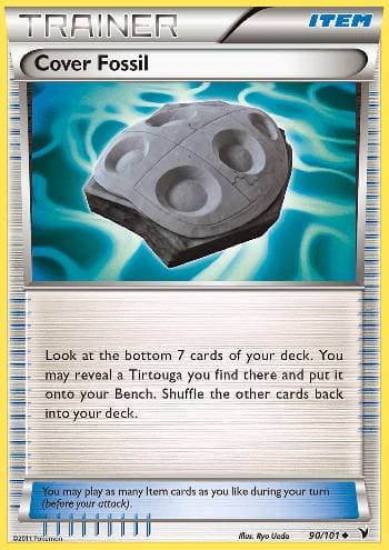 Carta Cover Fossil (90/101) do set Vitórias Nobres — Pokémon TCG | Bynx