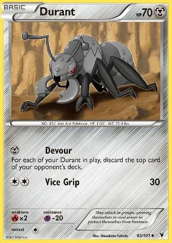Carta Durant (83/101) do set Vitórias Nobres — Pokémon TCG | Bynx