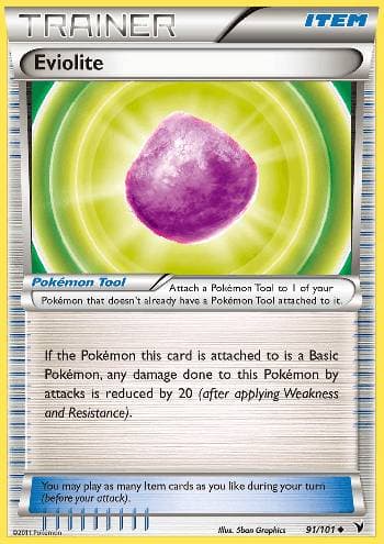 Carta Eviolite (91/101) do set Vitórias Nobres — Pokémon TCG | Bynx