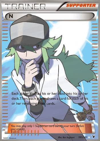 Carta N (101/101) do set Vitórias Nobres — Pokémon TCG | Bynx