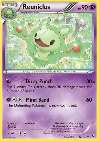 Carta Reuniclus (53/101) do set Vitórias Nobres — Pokémon TCG | Bynx