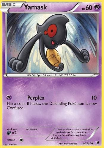 Carta Yamask (44/101) do set Vitórias Nobres — Pokémon TCG | Bynx