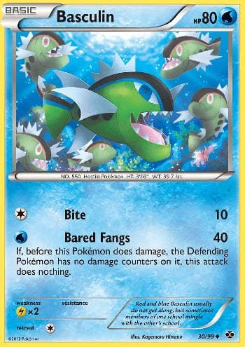 Carta Basculin (30/99) do set Próximos Destinos — Pokémon TCG | Bynx