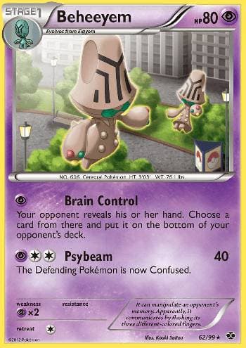 Carta Beheeyem (62/99) do set Próximos Destinos — Pokémon TCG | Bynx