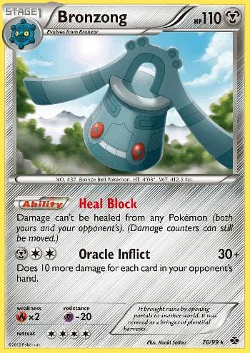 Carta Bronzong (76/99) do set Próximos Destinos — Pokémon TCG | Bynx