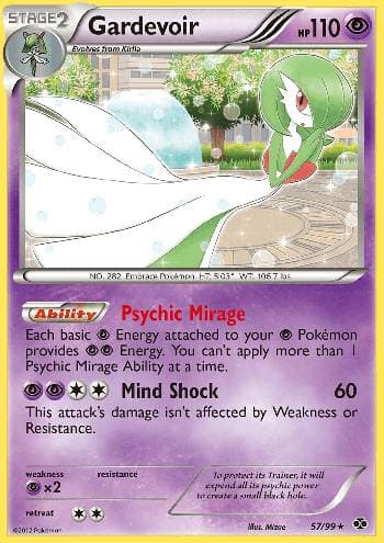 Carta Gardevoir (57/99) do set Próximos Destinos — Pokémon TCG | Bynx