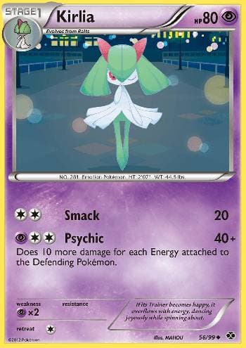 Carta Kirlia (56/99) do set Próximos Destinos — Pokémon TCG | Bynx