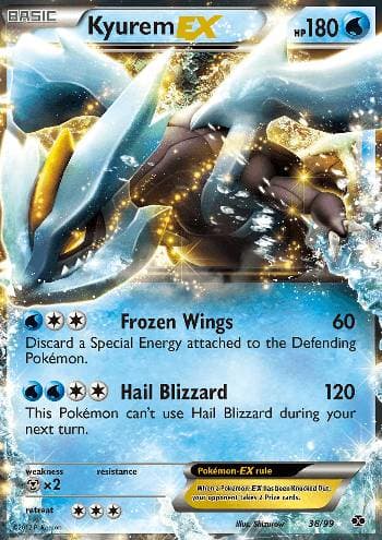 Carta Kyurem-EX (38/99) do set Próximos Destinos — Pokémon TCG | Bynx