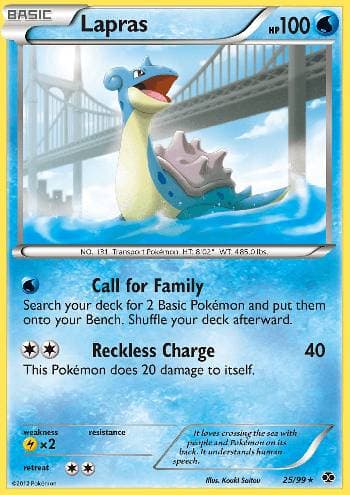 Carta Lapras (25/99) do set Próximos Destinos — Pokémon TCG | Bynx