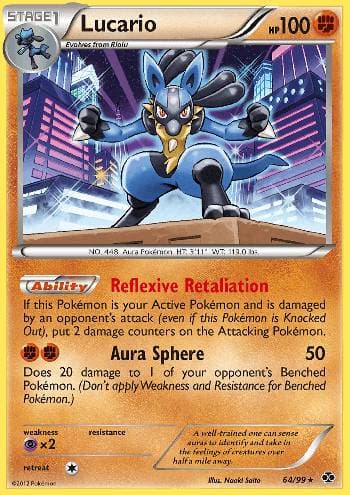 Carta Lucario (64/99) do set Próximos Destinos — Pokémon TCG | Bynx