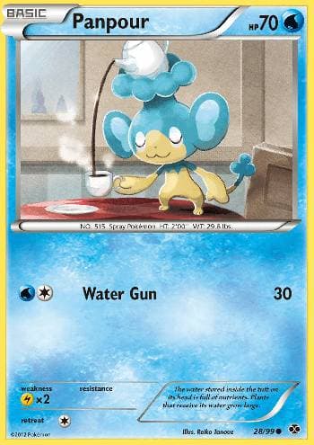 Carta Panpour (28/99) do set Próximos Destinos — Pokémon TCG | Bynx