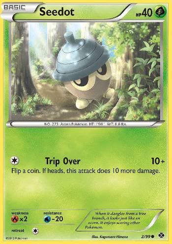 Carta Seedot (2/99) do set Próximos Destinos — Pokémon TCG | Bynx