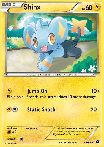 Carta Shinx (42/99) do set Próximos Destinos — Pokémon TCG | Bynx