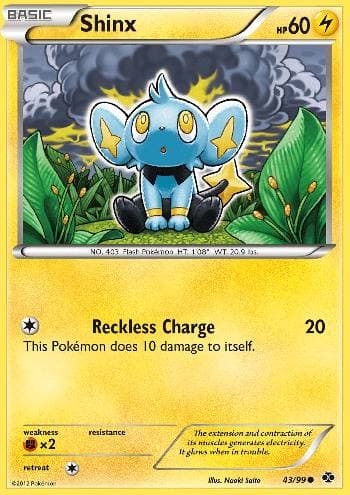 Carta Shinx (43/99) do set Próximos Destinos — Pokémon TCG | Bynx