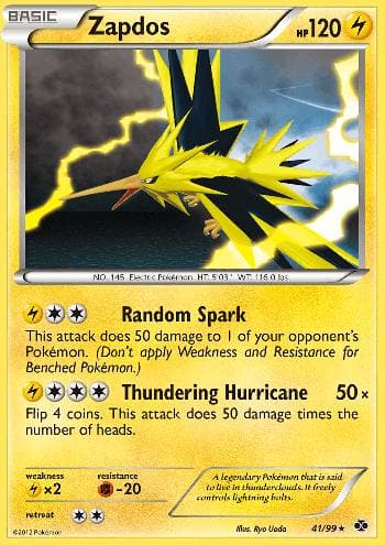 Carta Zapdos (41/99) do set Próximos Destinos — Pokémon TCG | Bynx