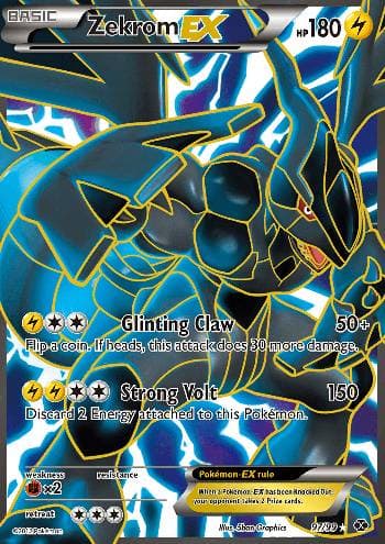 Carta Zekrom-EX (97/99) do set Próximos Destinos — Pokémon TCG | Bynx