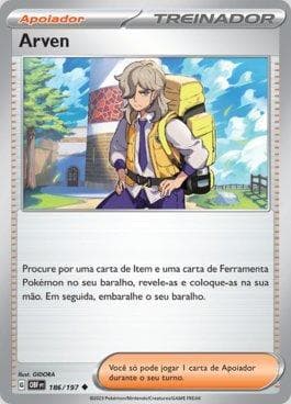 Carta Arven (186/197) do set Obsidiana em Chamas — Pokémon TCG | Bynx