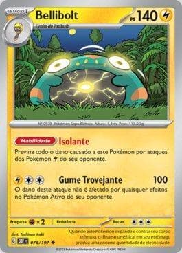 Carta Bellibolt (078/197) do set Obsidiana em Chamas — Pokémon TCG | Bynx