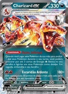 Charizard ex (125/197) — Obsidiana em Chamas