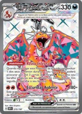Charizard ex (215/197) — Obsidiana em Chamas